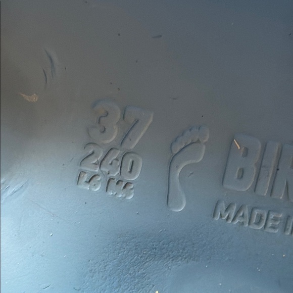 Birkenstock sz 6 Blue Sandals Comfortable Water-Resistant great pre owned cond - Picture 3 of 7